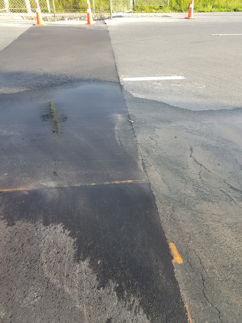 The photograph attached to this water supply report