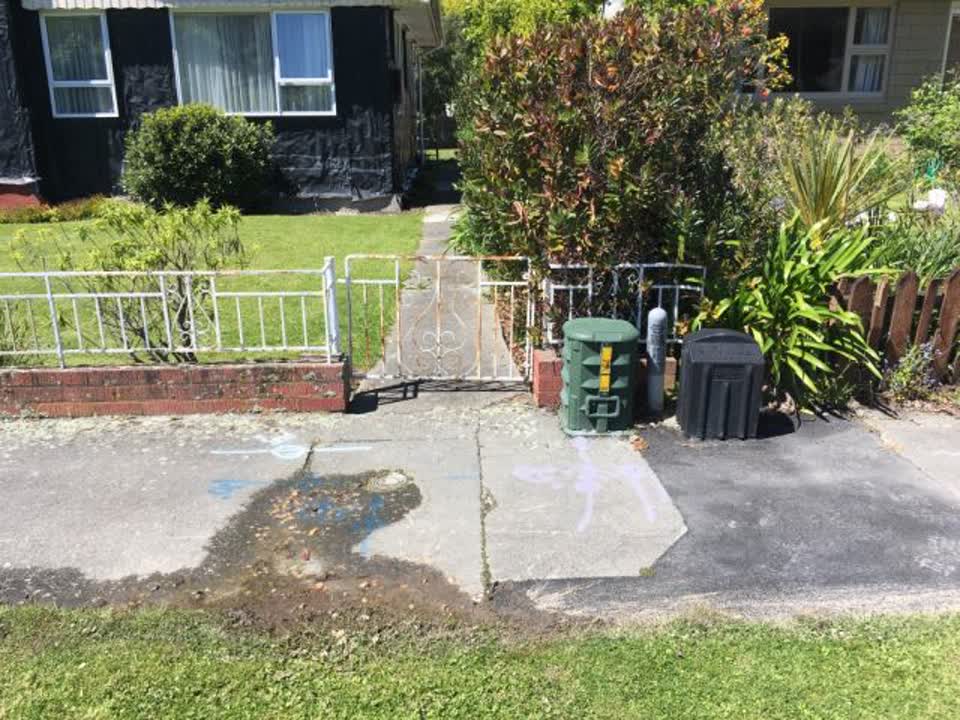 The photograph attached to this water supply report