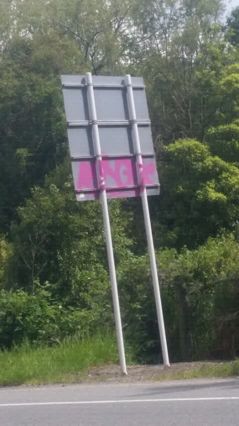 Graffiti, a report photo