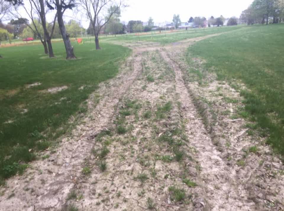 The photograph attached to this parks report