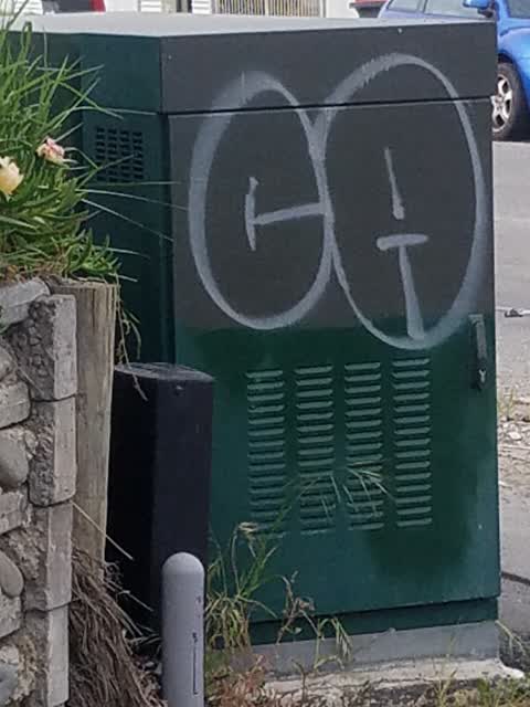 Graffiti, a report photo
