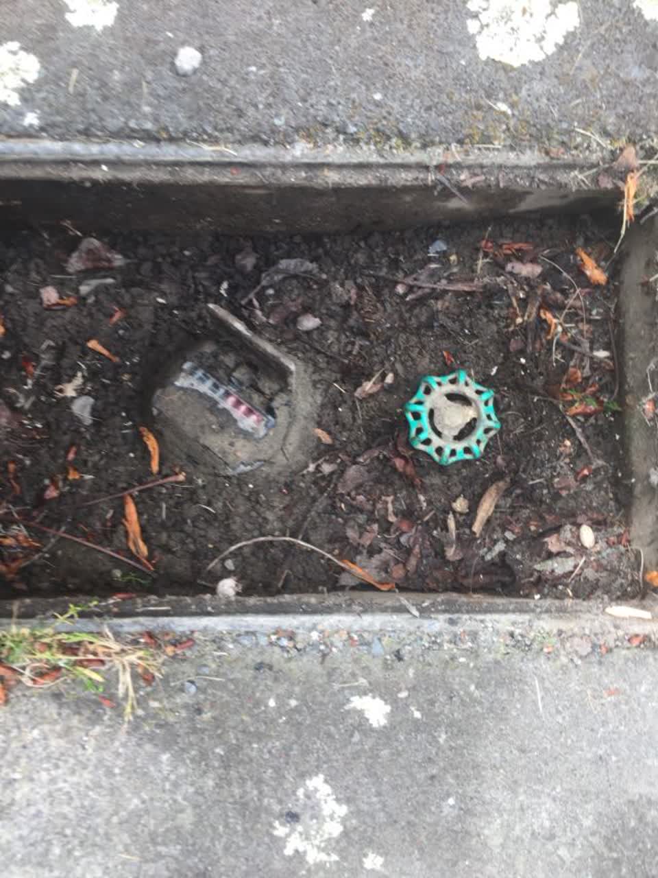 The photograph attached to this water supply report