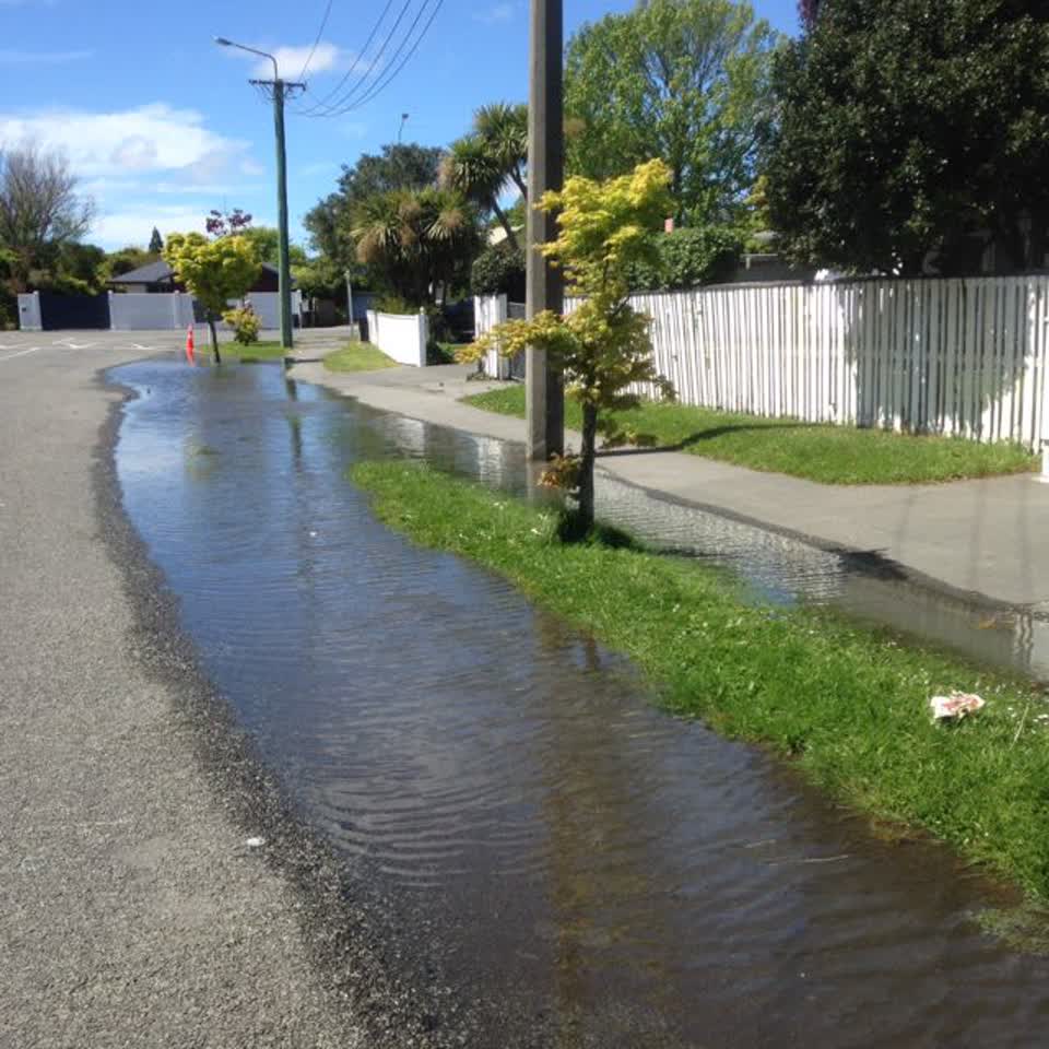 The photograph attached to this wastewater/stormwater report