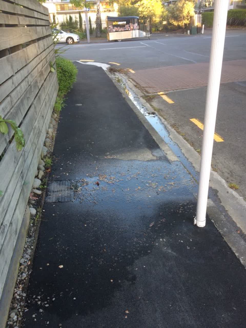 The photograph attached to this water supply report