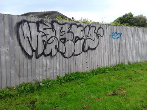 Graffiti, a report photo