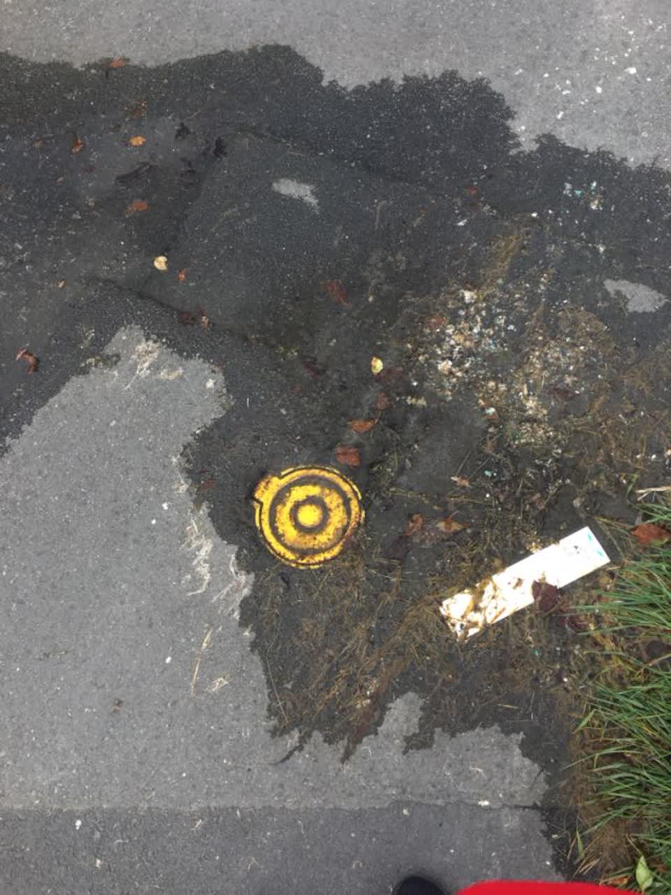 The photograph attached to this wastewater/stormwater report