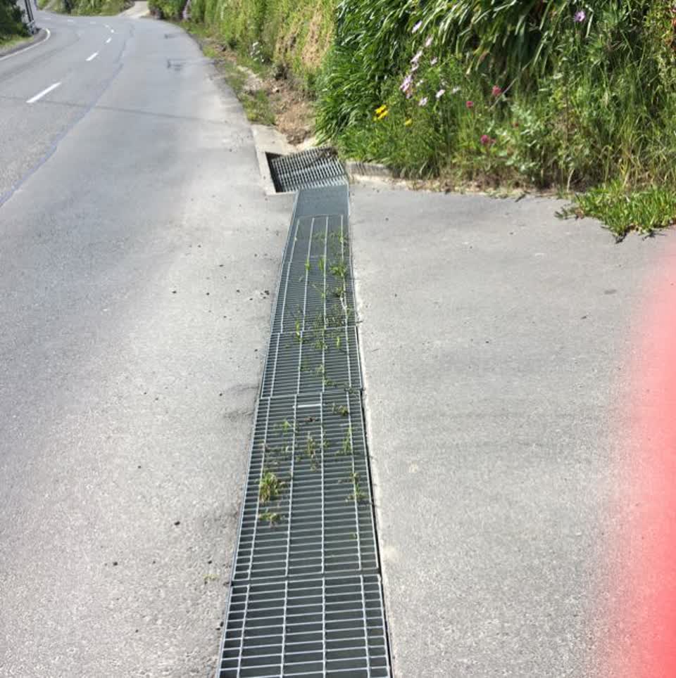 The photograph attached to this wastewater/stormwater report