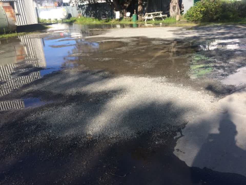 The photograph attached to this water supply report