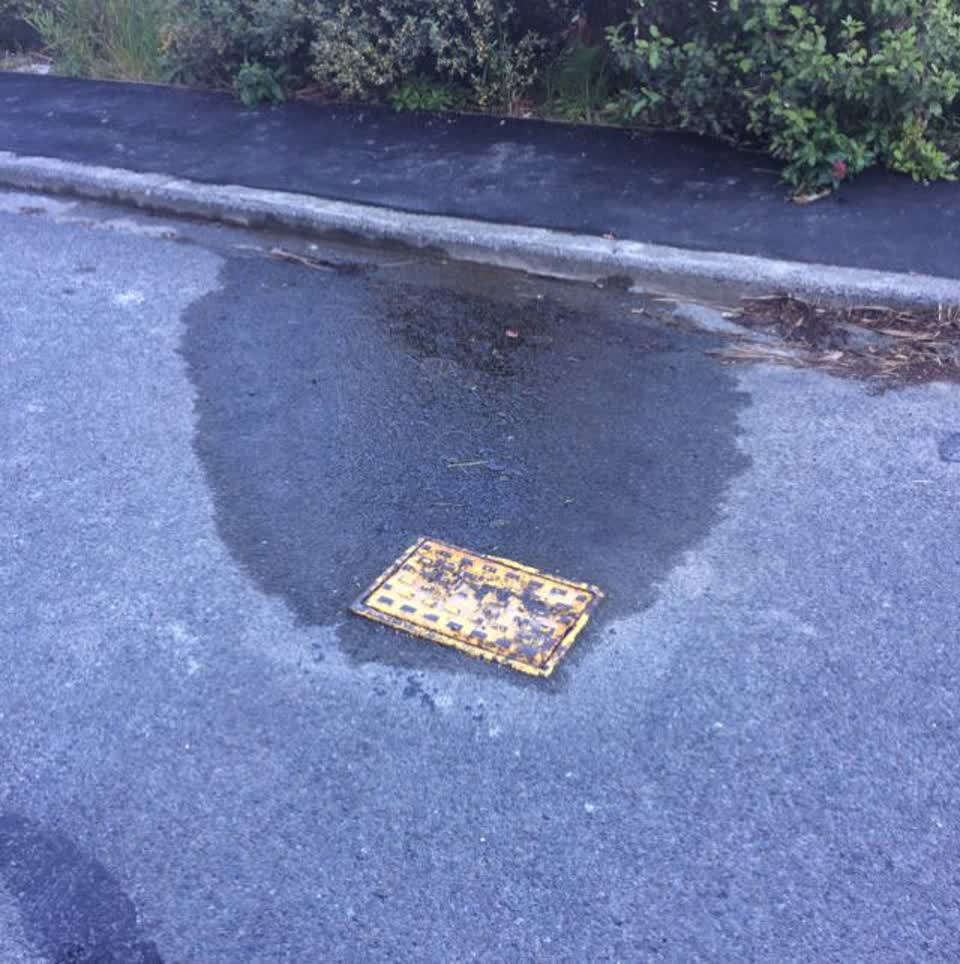 The photograph attached to this water supply report