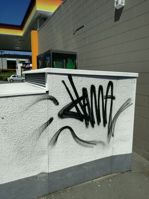 Graffiti, a report photo