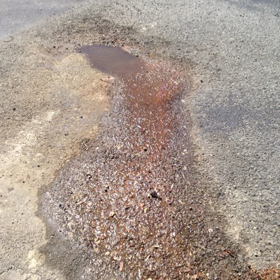 The photograph attached to this water supply report