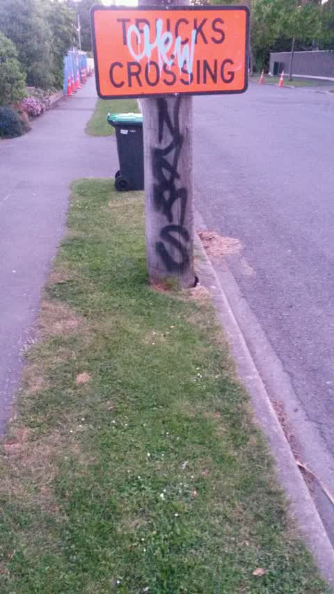 Graffiti, a report photo