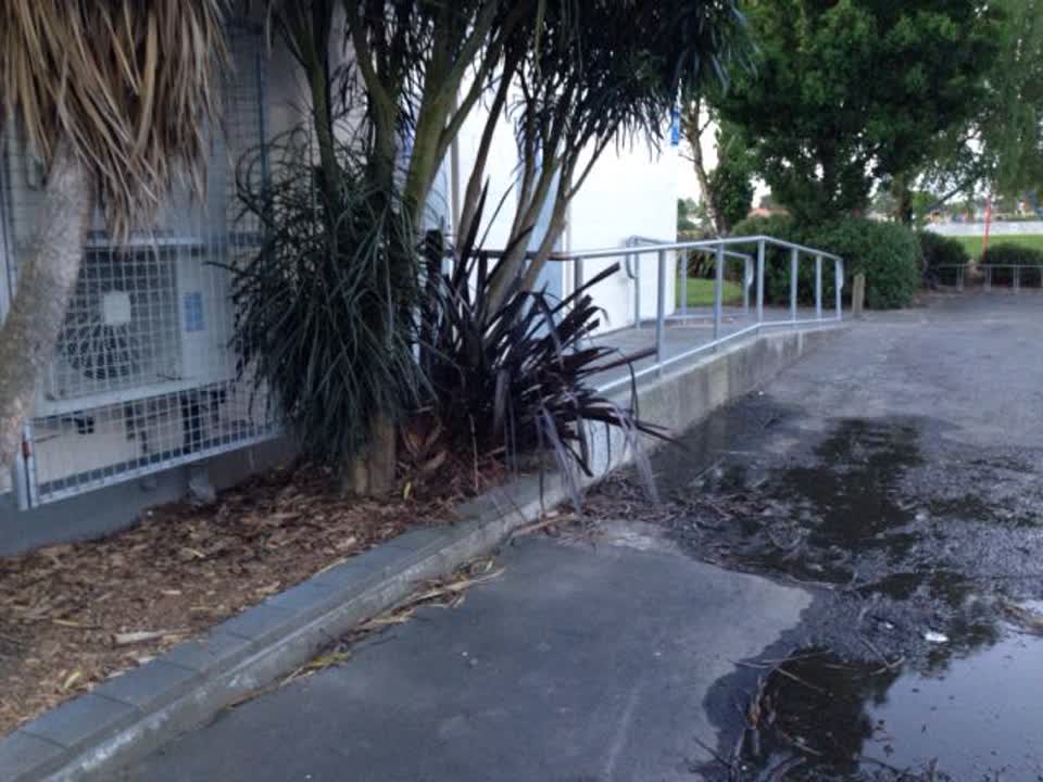 The photograph attached to this wastewater/stormwater report