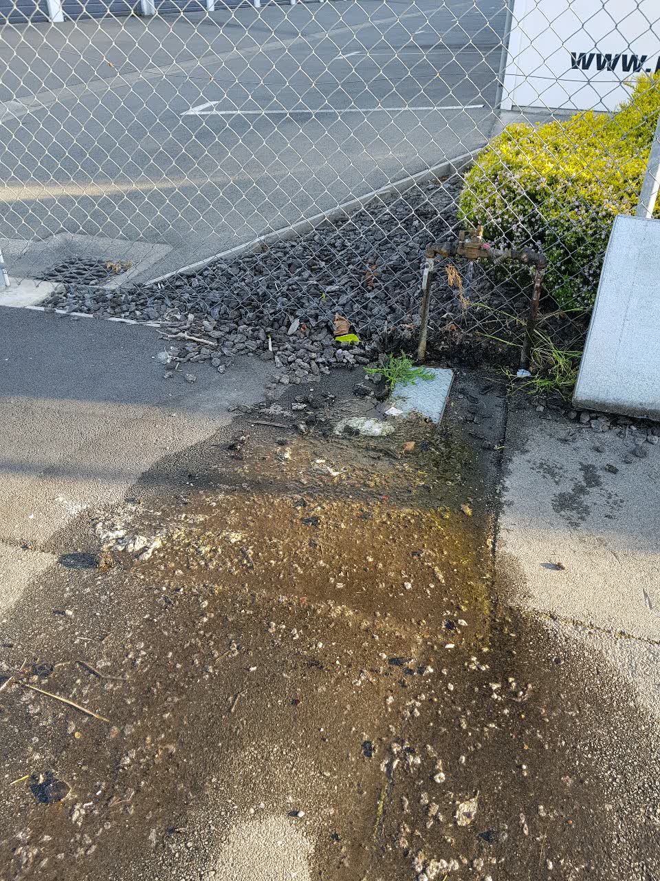 The photograph attached to this water supply report