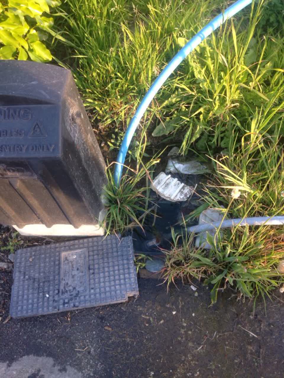 The photograph attached to this water supply report