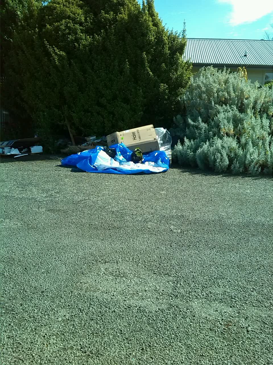 The photograph attached to this rubbish/recycling report