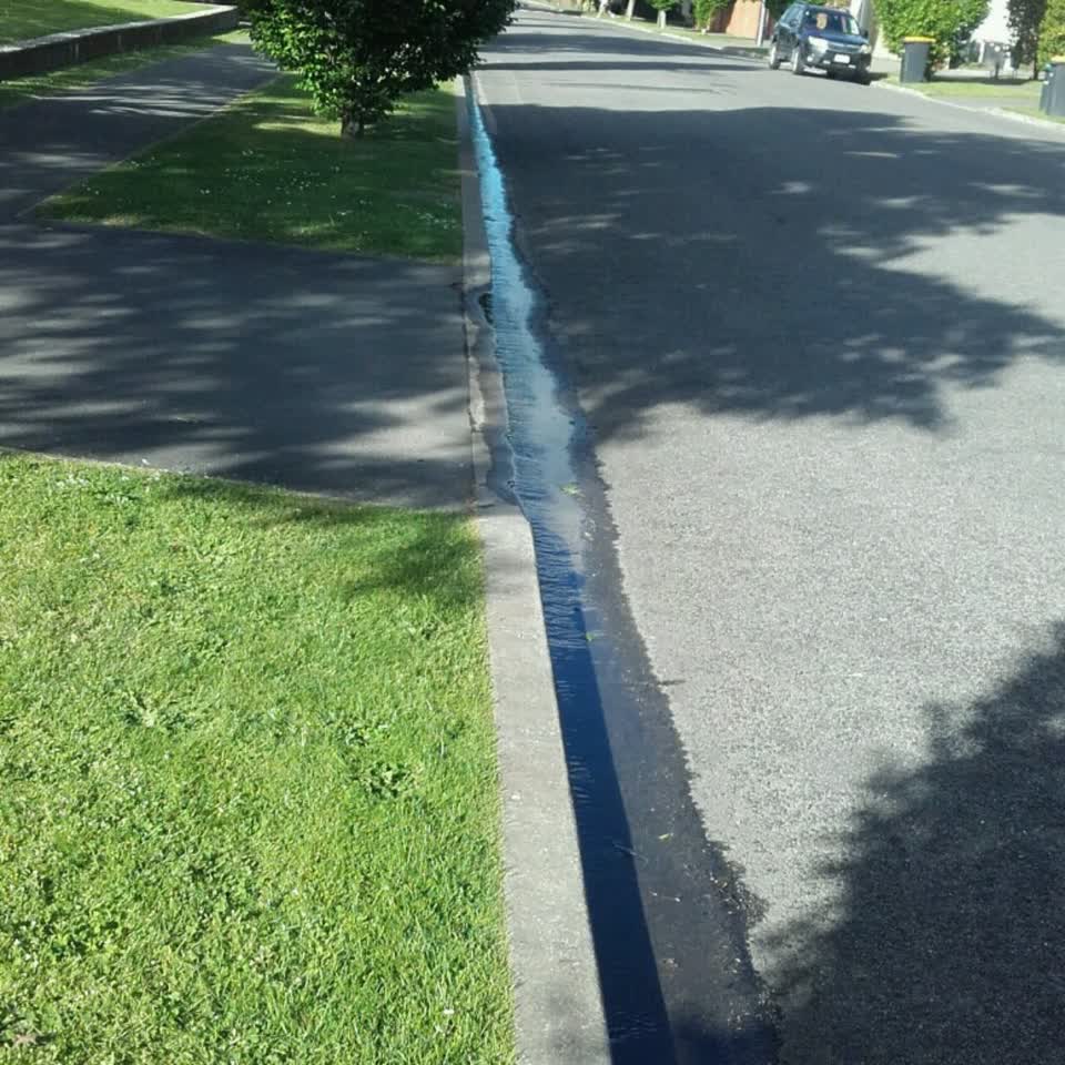 The photograph attached to this wastewater/stormwater report