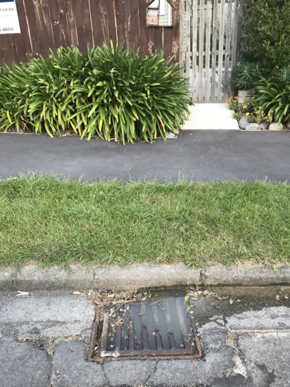 The photograph attached to this wastewater/stormwater report