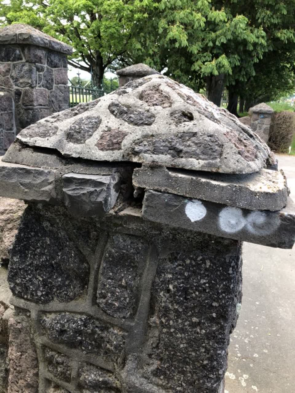 The photograph attached to this parks report