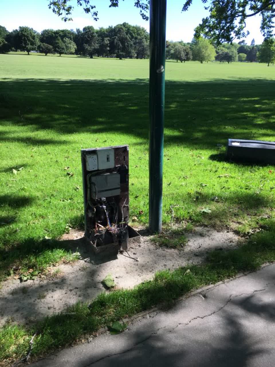 The photograph attached to this parks report