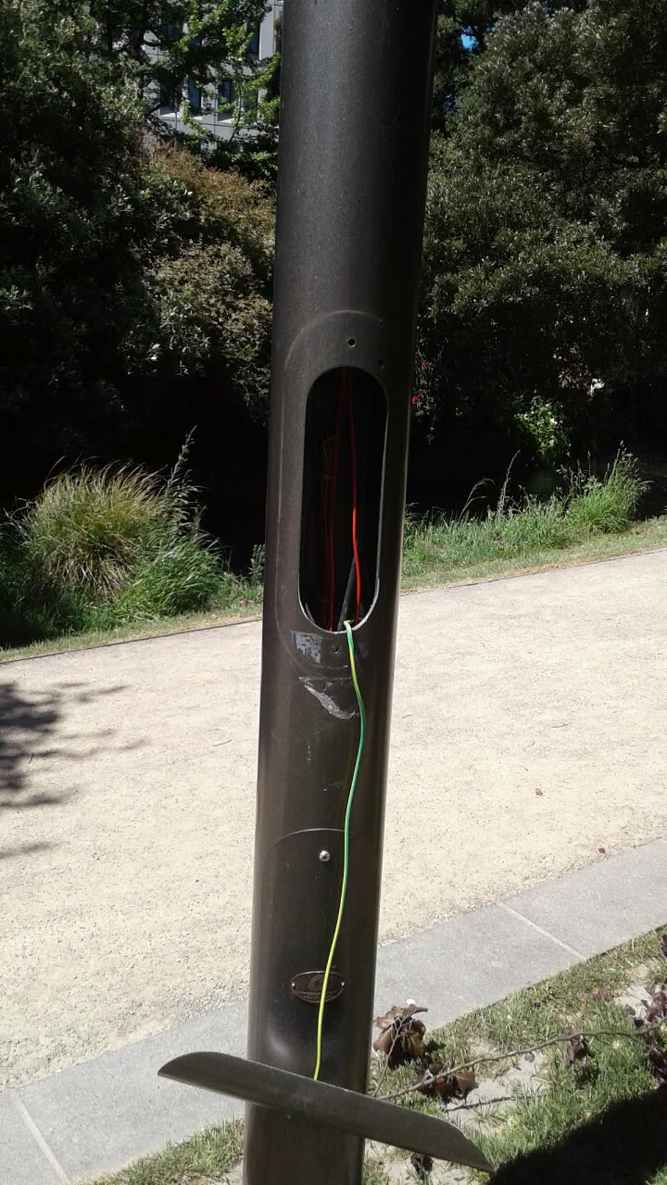 The photograph attached to this parks report