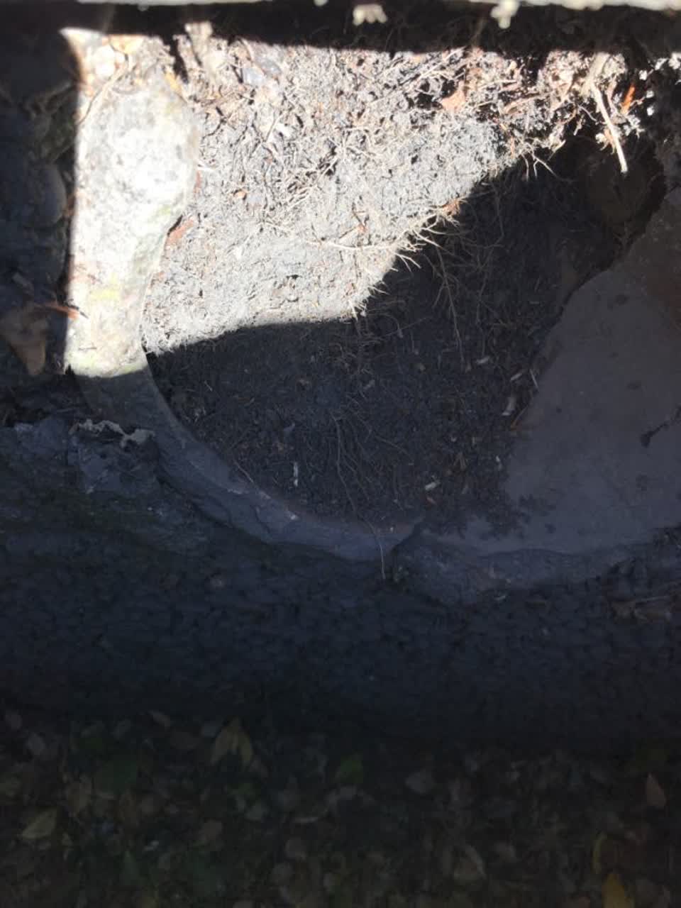The photograph attached to this wastewater/stormwater report