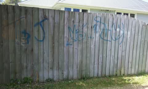Graffiti, a report photo