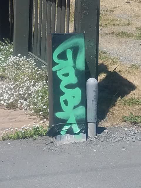 Graffiti, a report photo