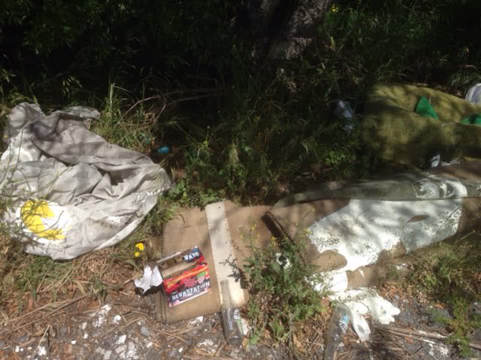 The photograph attached to this rubbish/recycling report