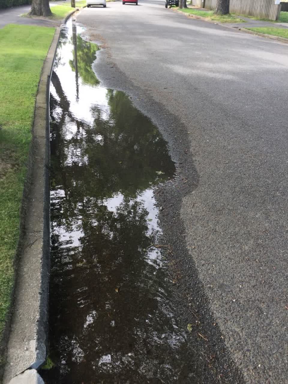 The photograph attached to this wastewater/stormwater report