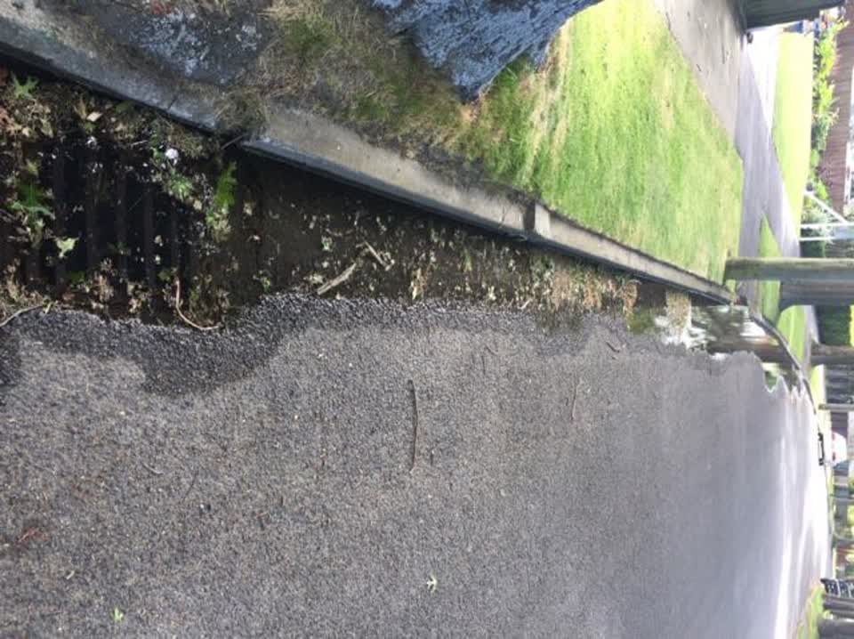 The photograph attached to this wastewater/stormwater report
