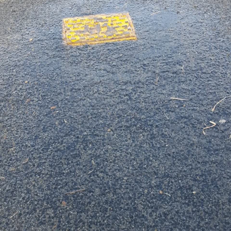 The photograph attached to this wastewater/stormwater report