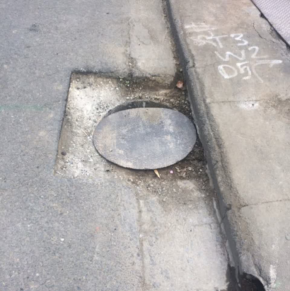 The photograph attached to this wastewater/stormwater report