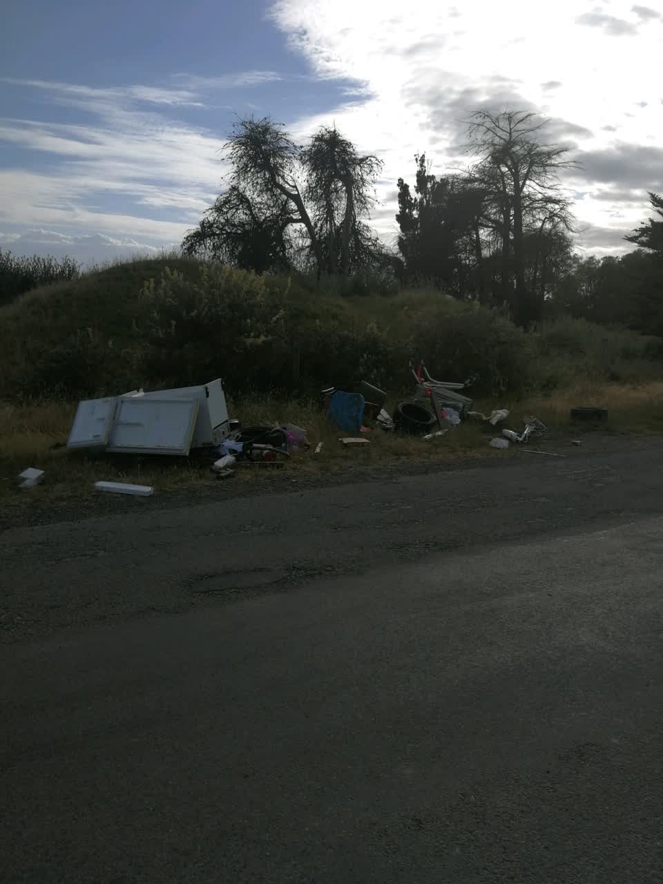The photograph attached to this rubbish/recycling report