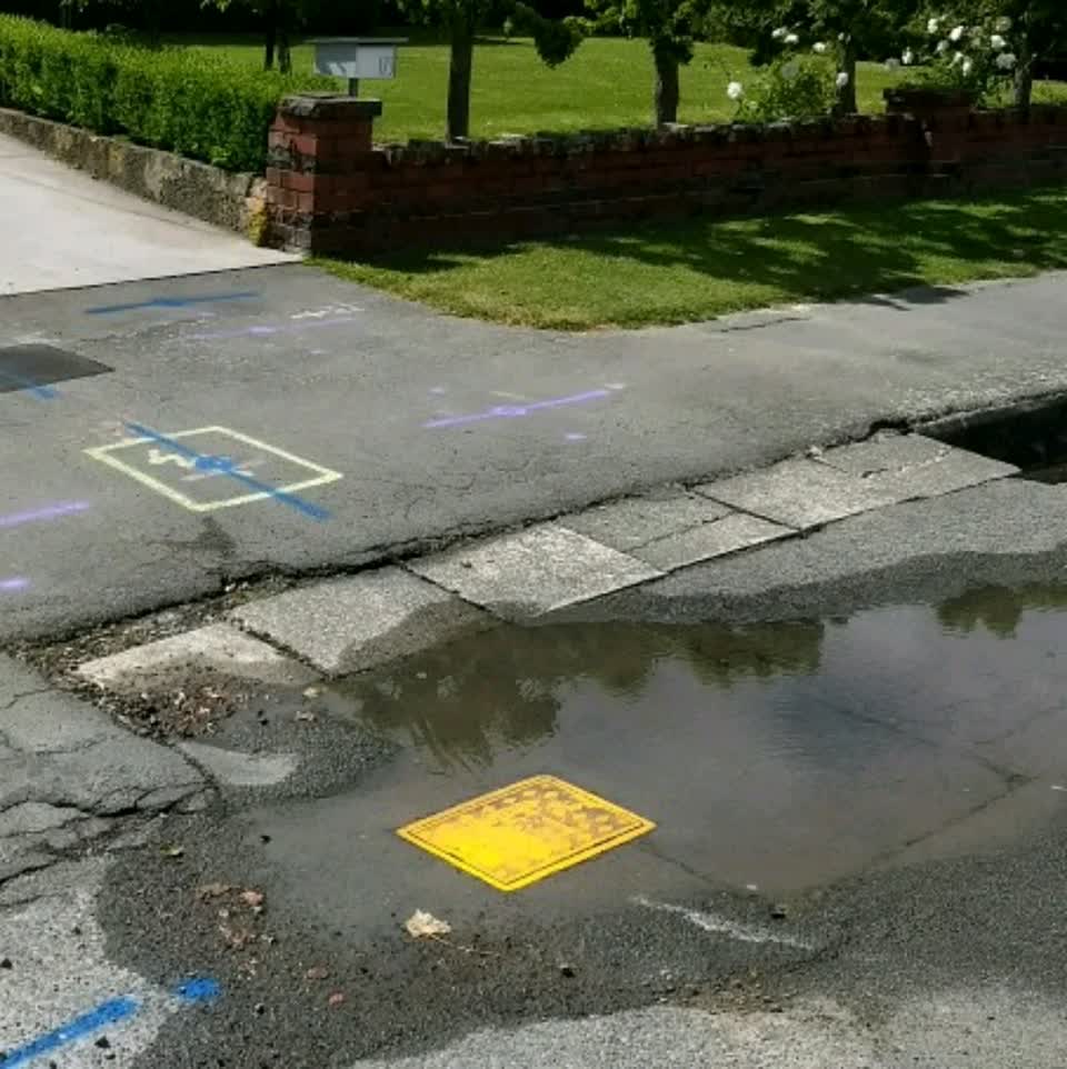 The photograph attached to this water supply report
