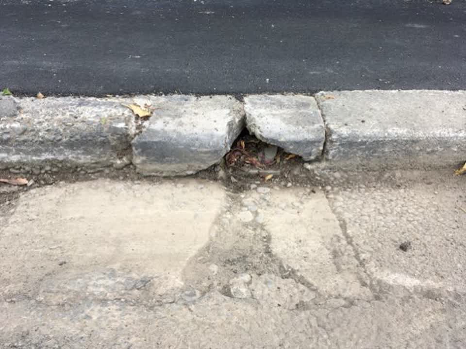 The photograph attached to this wastewater/stormwater report