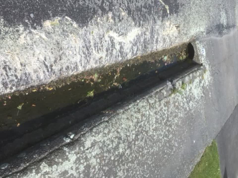 The photograph attached to this wastewater/stormwater report