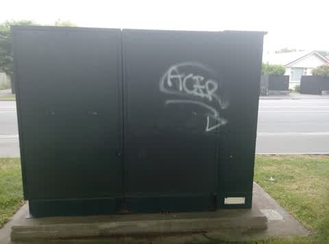 Graffiti, a report photo