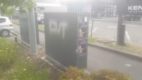 Graffiti, a report photo