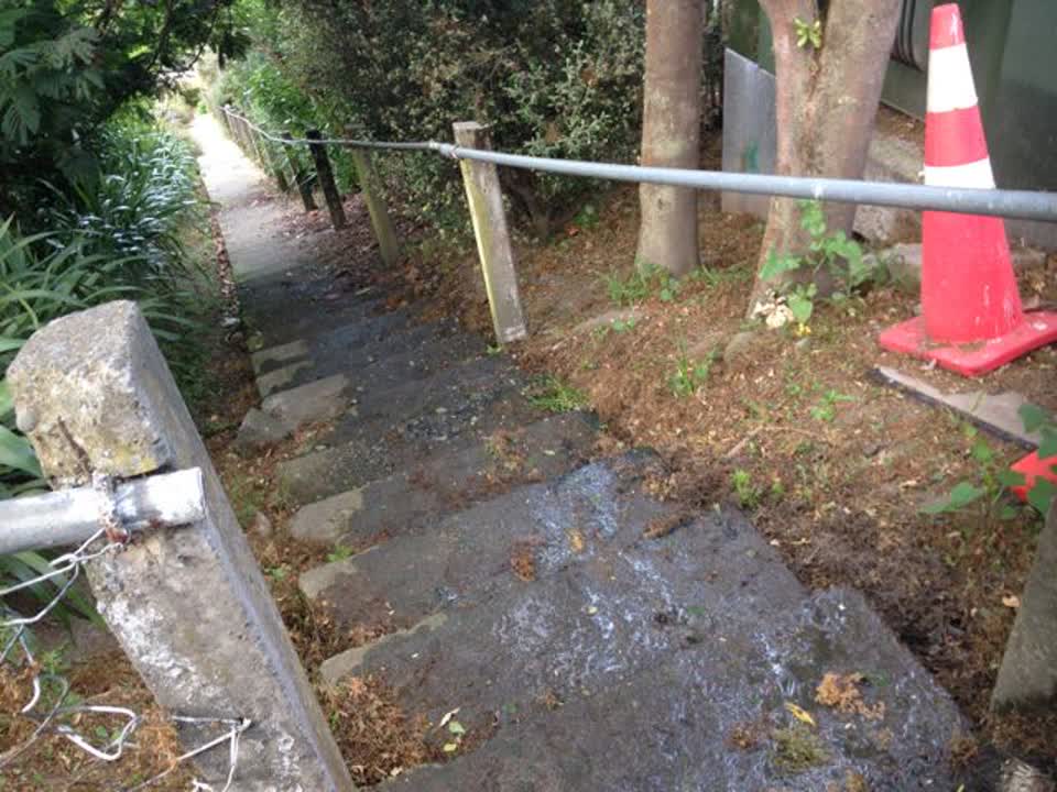 The photograph attached to this wastewater/stormwater report