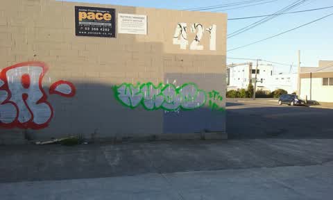Graffiti, a report photo