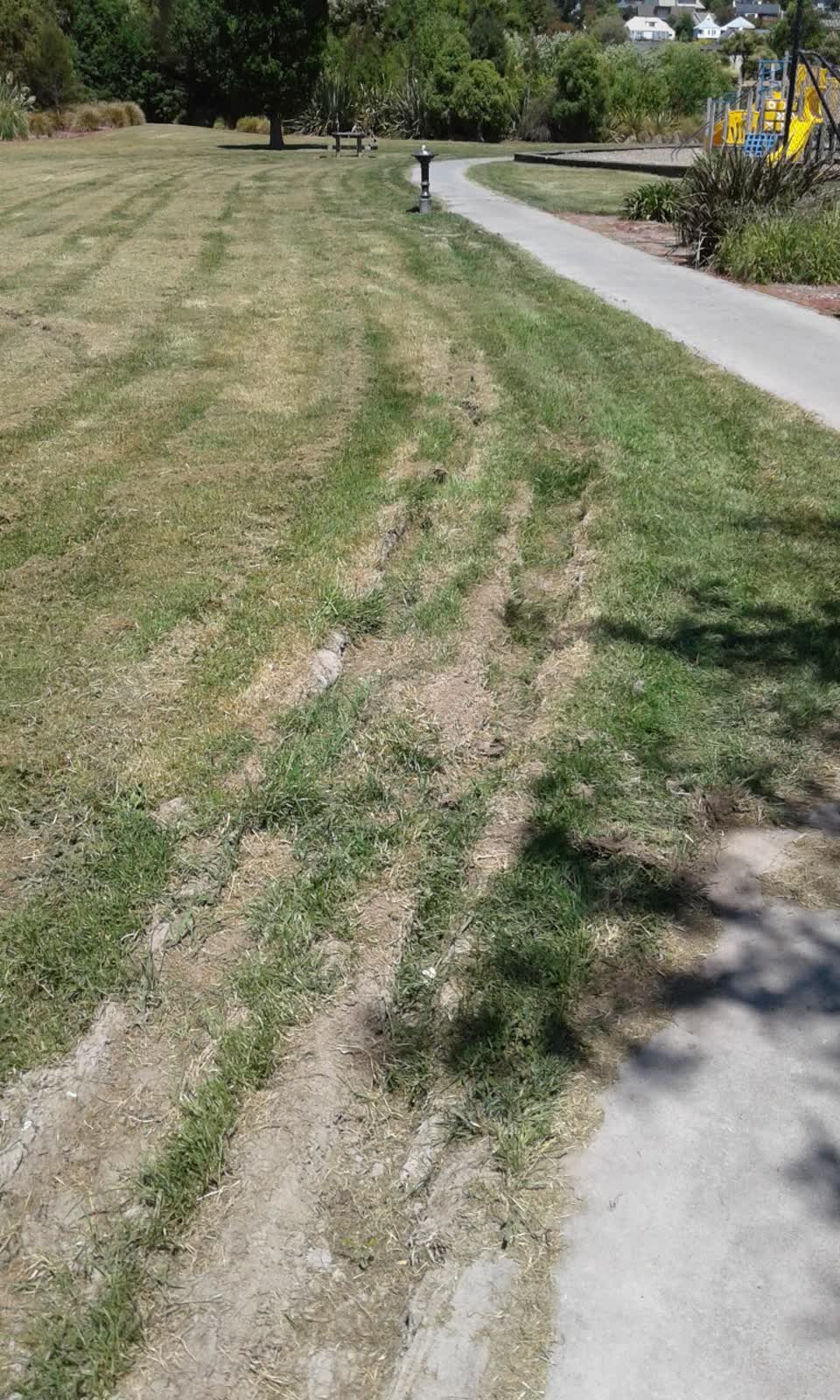 The photograph attached to this parks report