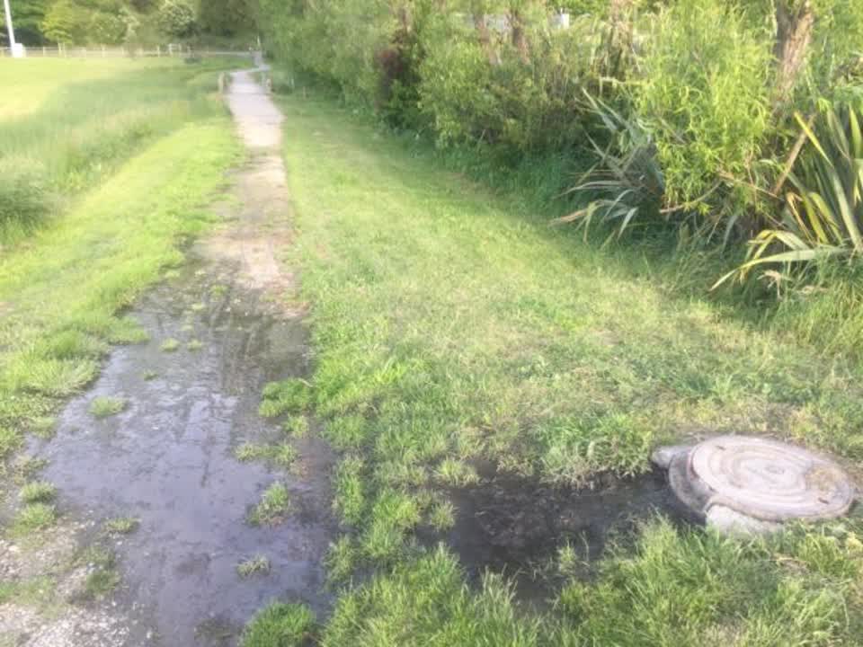 The photograph attached to this wastewater/stormwater report