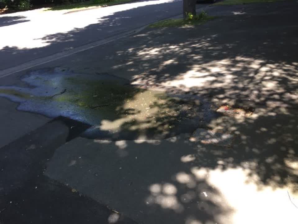 The photograph attached to this wastewater/stormwater report