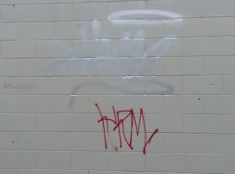 Graffiti, a report photo