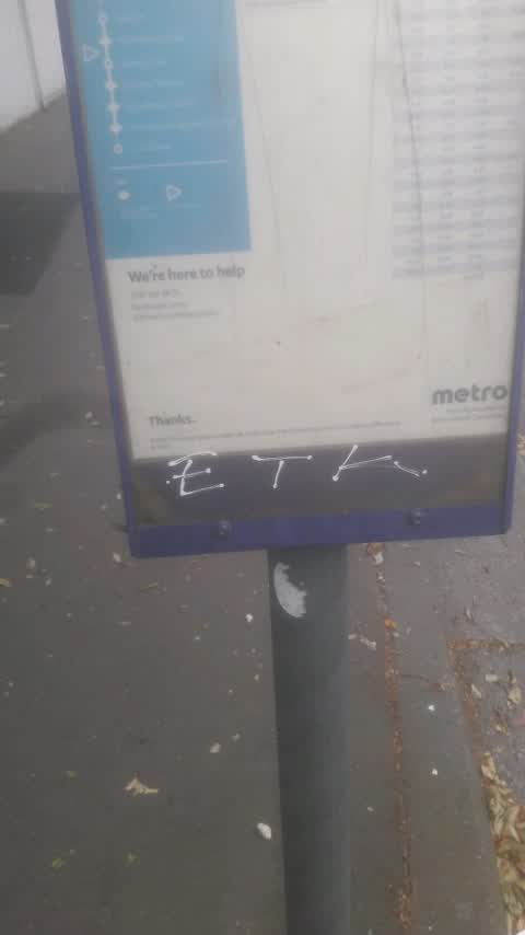 Graffiti, a report photo