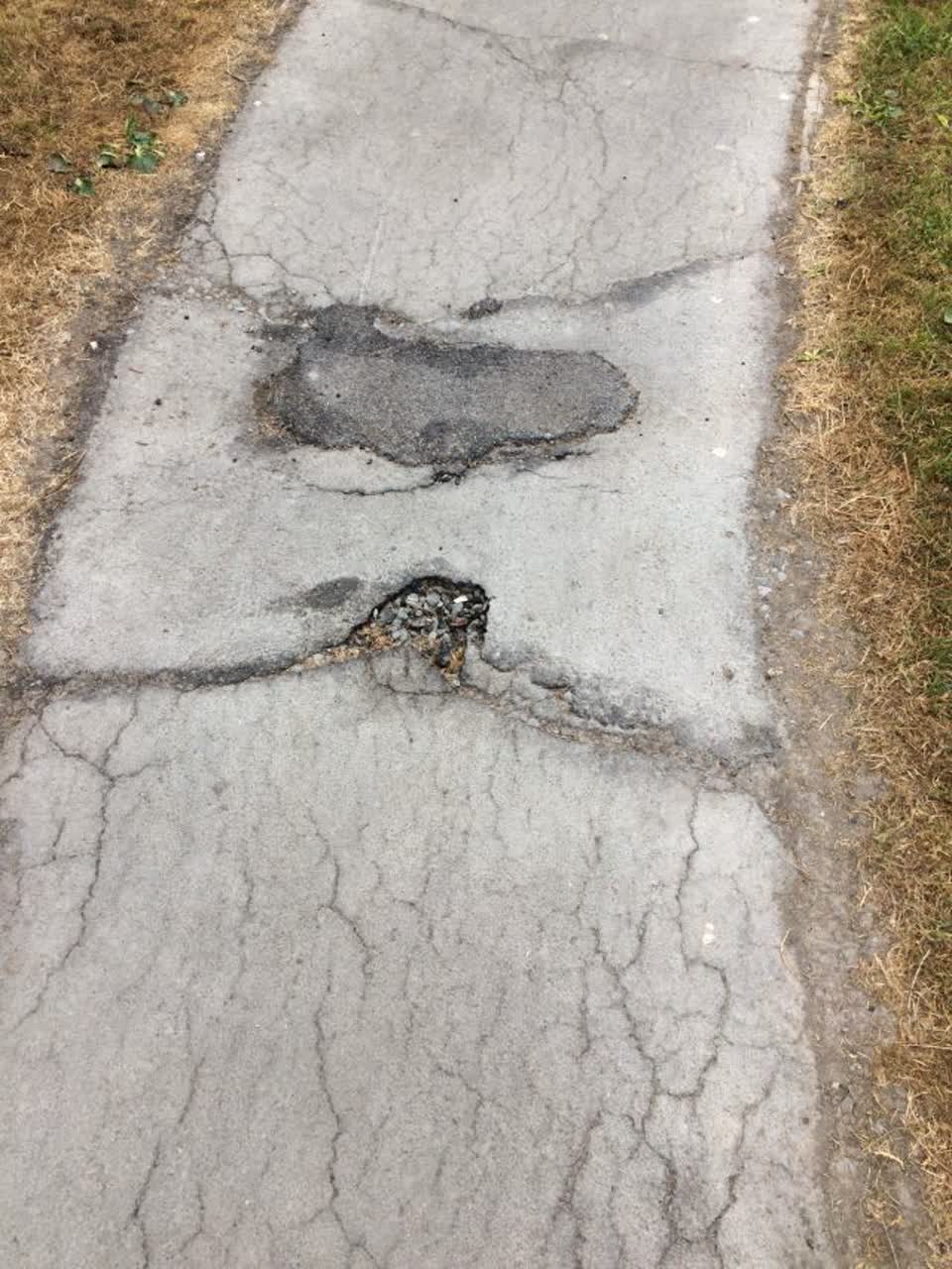The photograph attached to this parks report