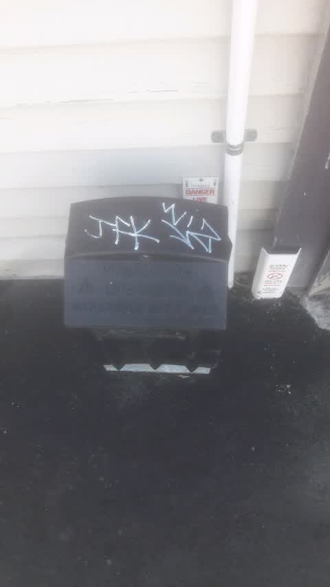 Graffiti, a report photo