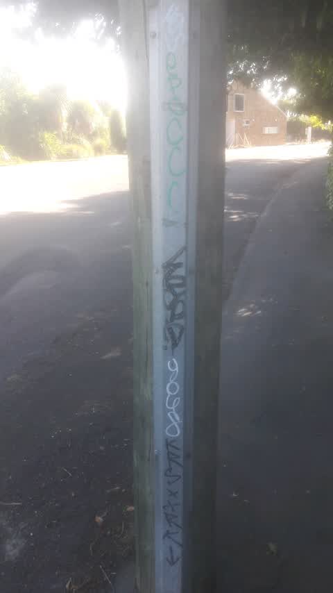 Graffiti, a report photo