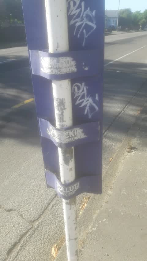 Graffiti, a report photo